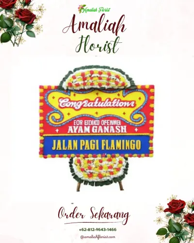 Bunga Papan Congratulation di Mendalanwangi